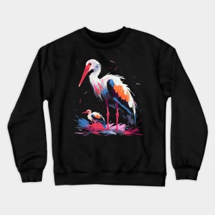 Stork Mothers Day Crewneck Sweatshirt